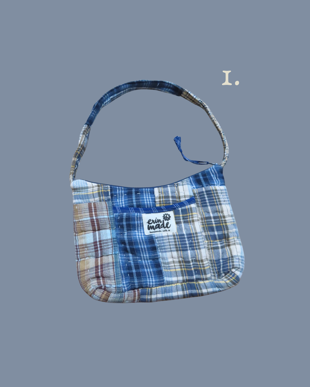 Heritage Blue Plaid Shoulder Bag