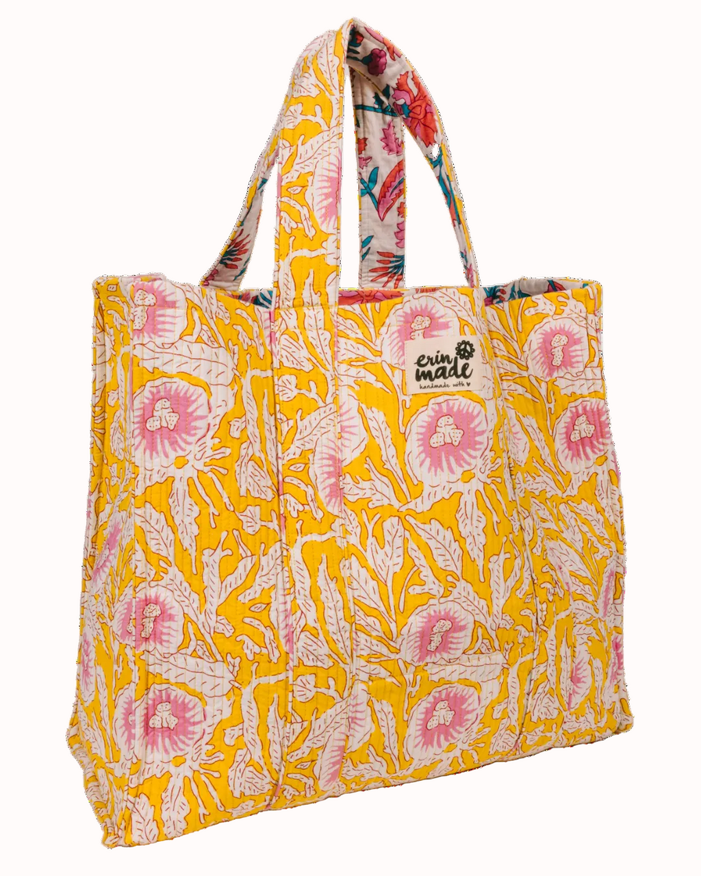 エリックニコラのカリグラム、バックヴィンテージ！ Calla Reversible Tote – Erin Made