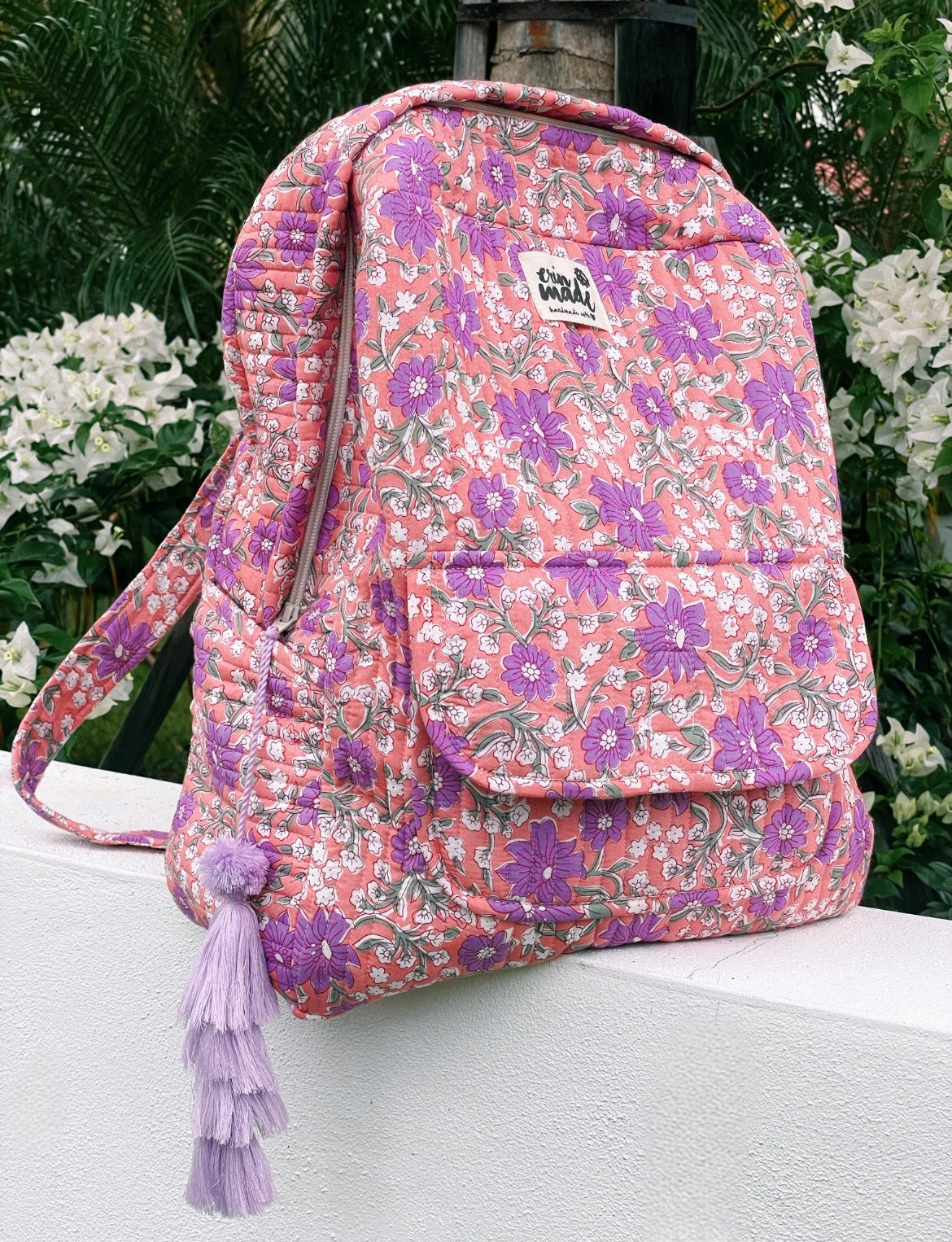 Soft store quilted backpack