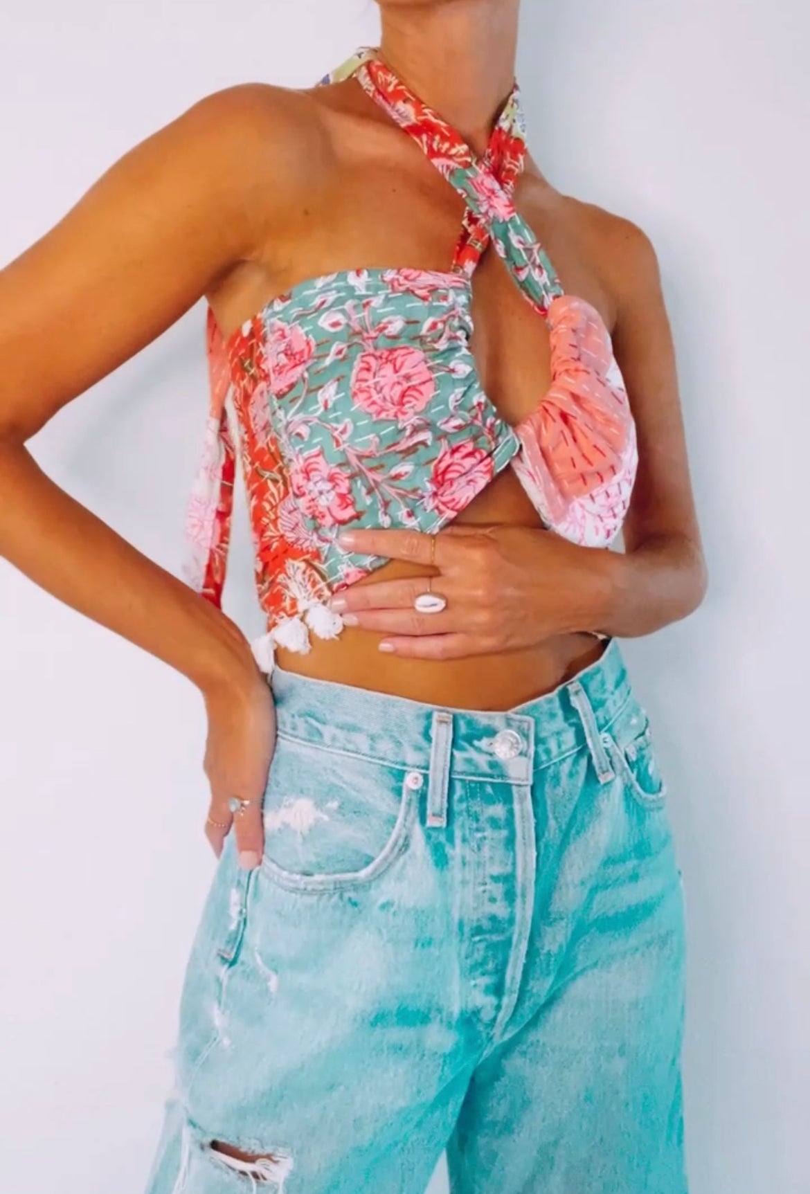 Dani Peace Work Convertible Crop