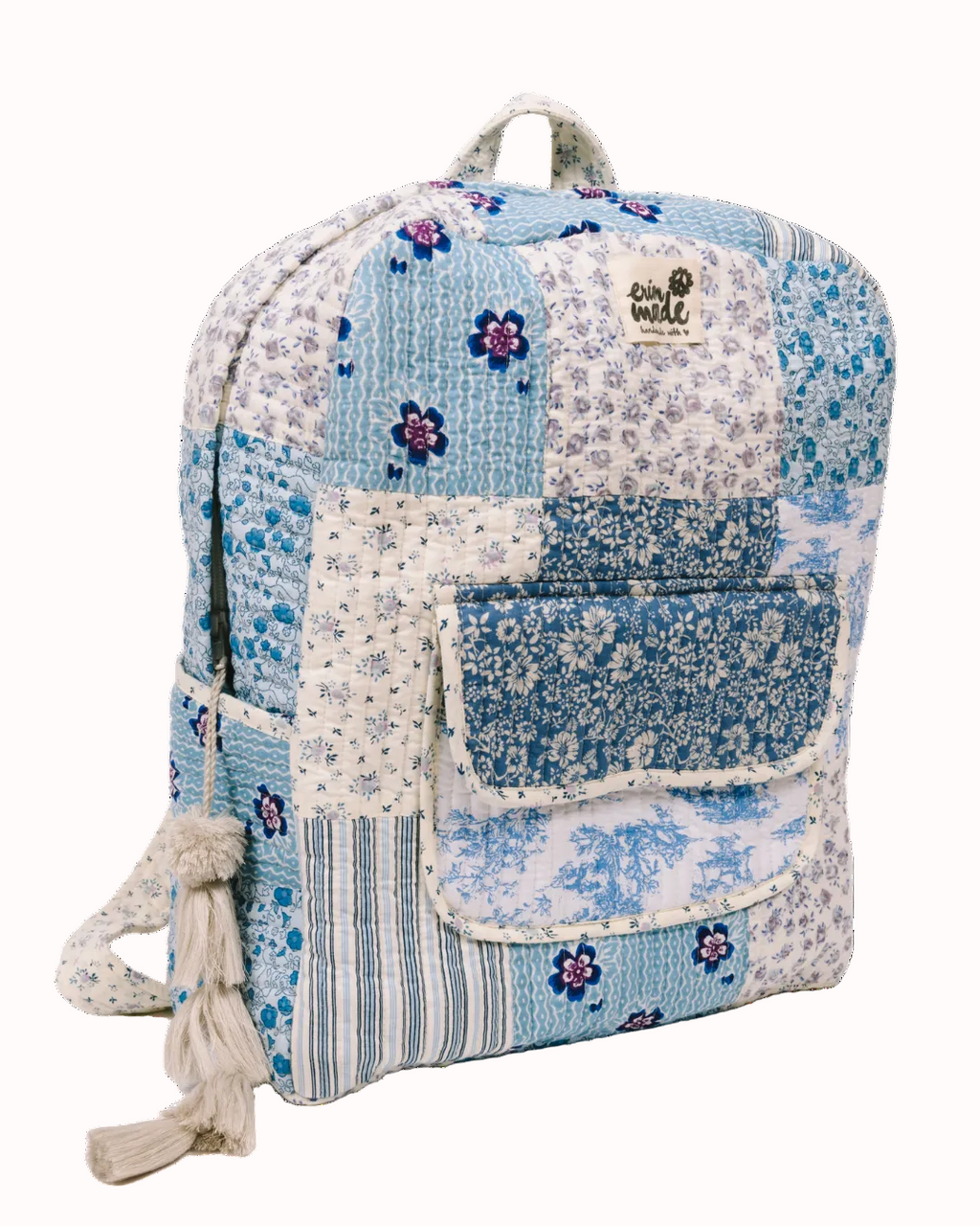 バッグ apolina Hattie Patchwork Backpack Quinn Patchwork Quilted Backpack – Erin Made