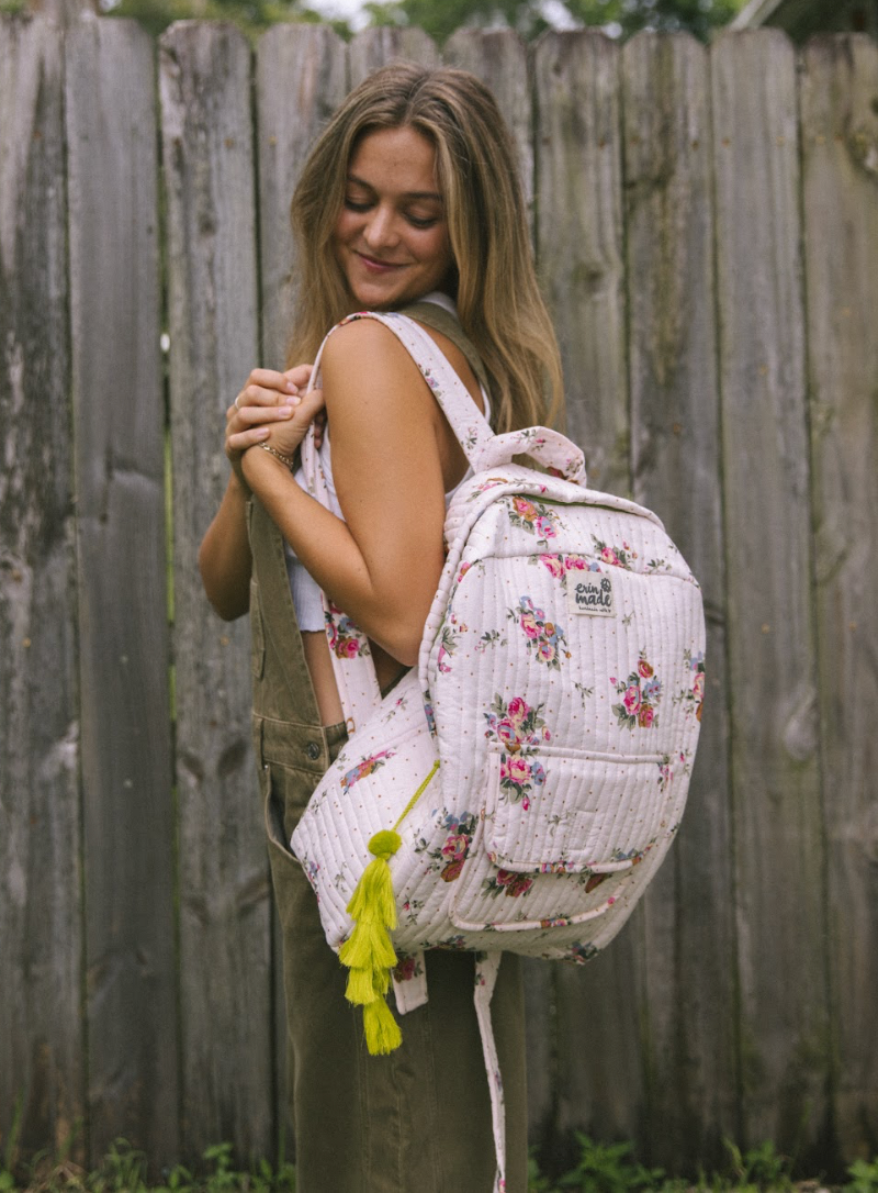 Erin Made Chloe Quilted Backpack