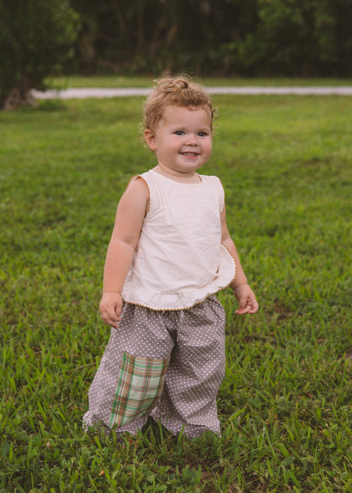 Sweet Pea Pant - Cocoa/Cream