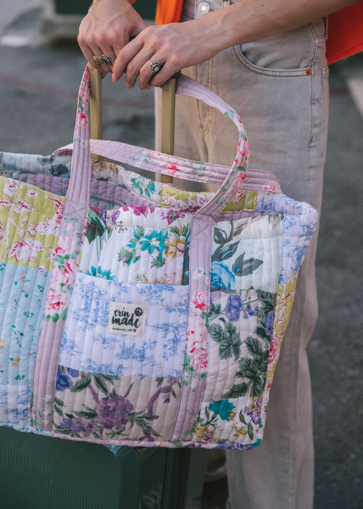 Sadie Patchwork Weekender - Erin Made