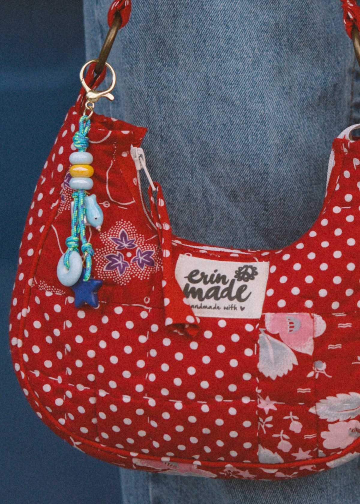 Kennedy Polka + Baby Blue Charm