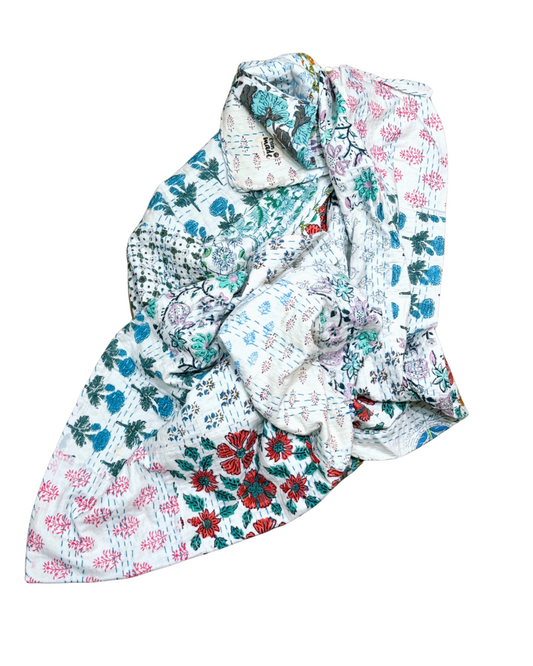 Neutral Patchwork Quilt Sample