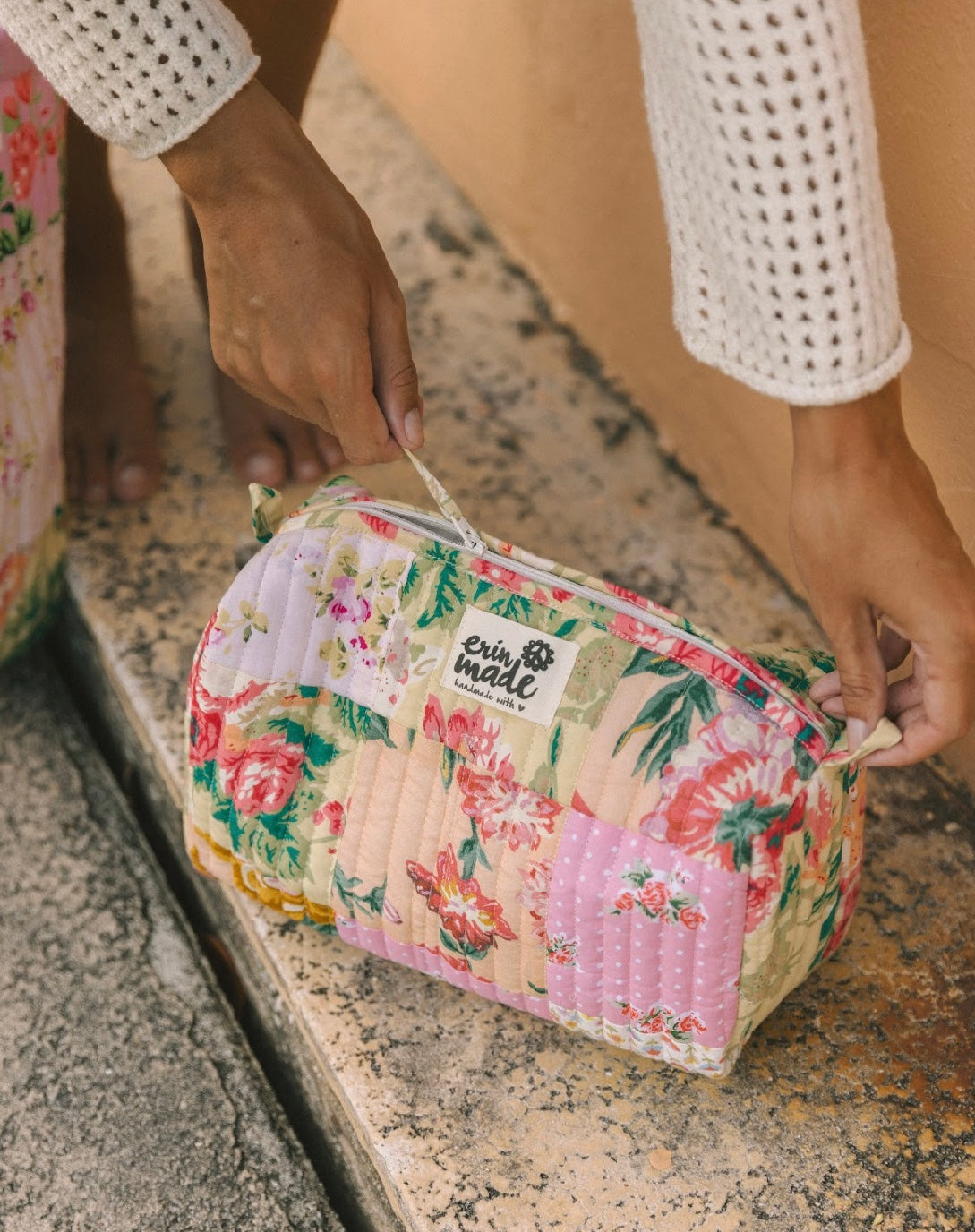 Leah Patchwork Pouch - Erin Made