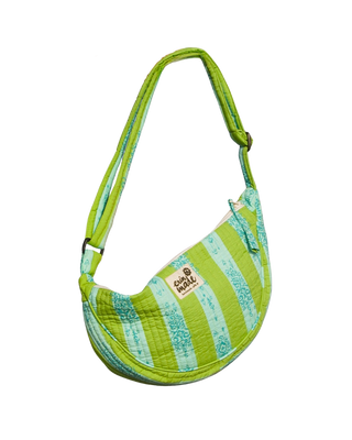 Lexi Quilted Crescent Bag