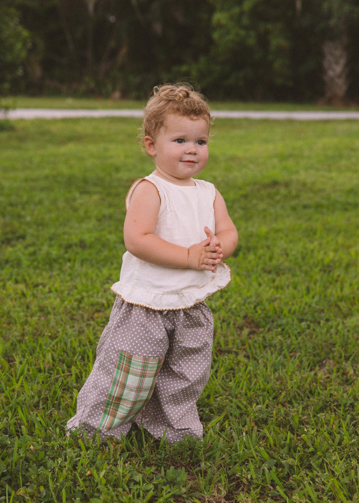 Sweet Pea Pant - Cocoa/Cream