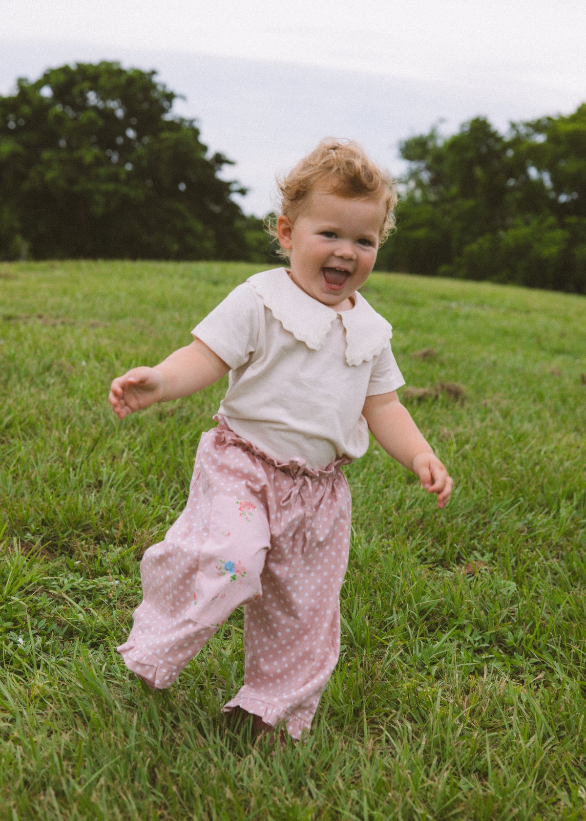 Sweet Pea Pant - Rose/Cream