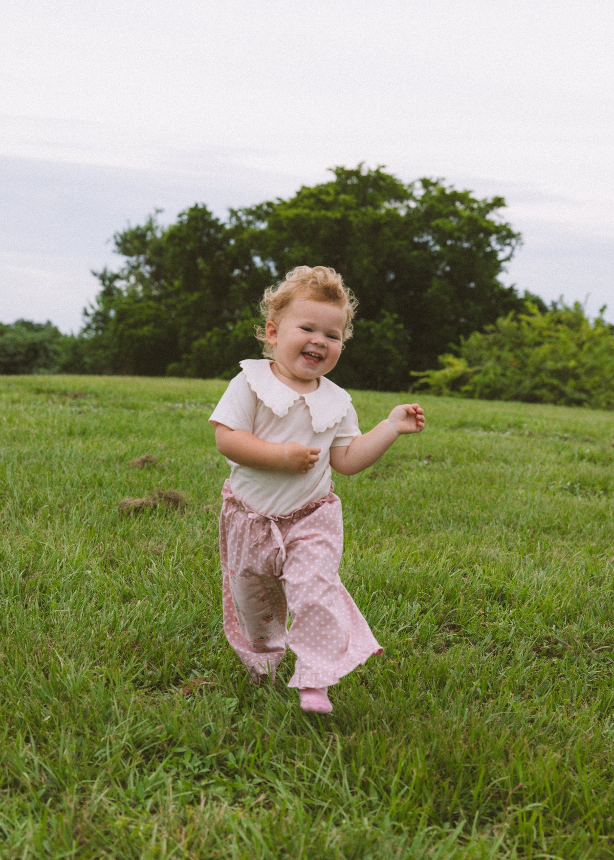 Sweet Pea Pant - Rose/Cream