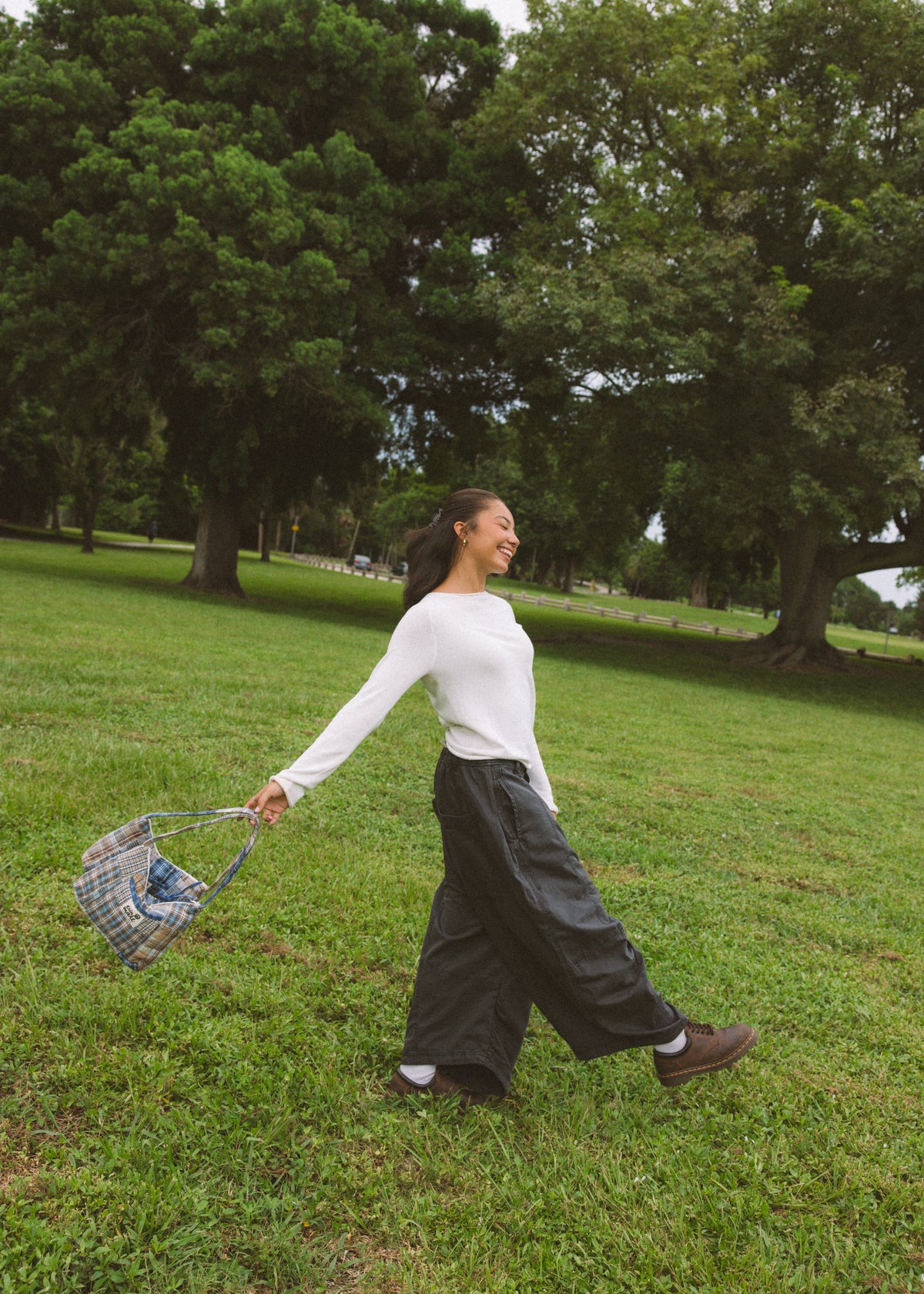 Heritage Blue Plaid Shoulder Bag