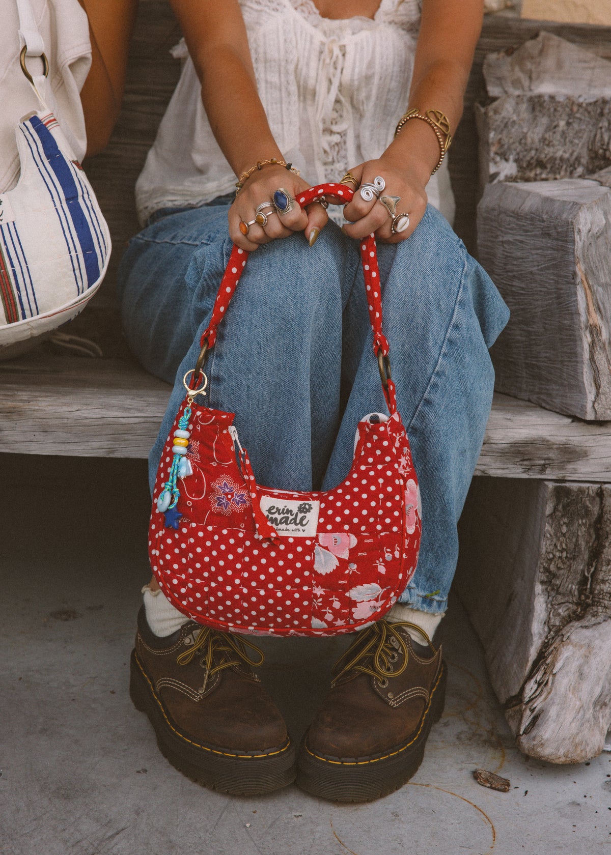 Kennedy Shoulder Bag - Polka