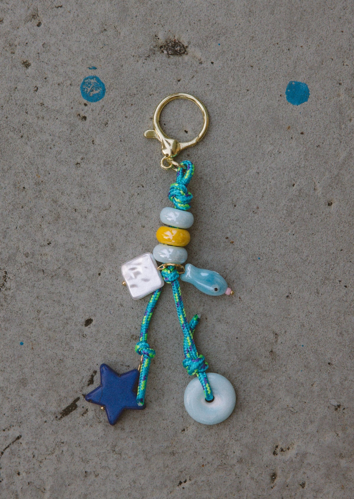 Bag Charm - Baby Blue