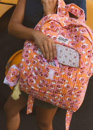 Zoe Quilted Backpack