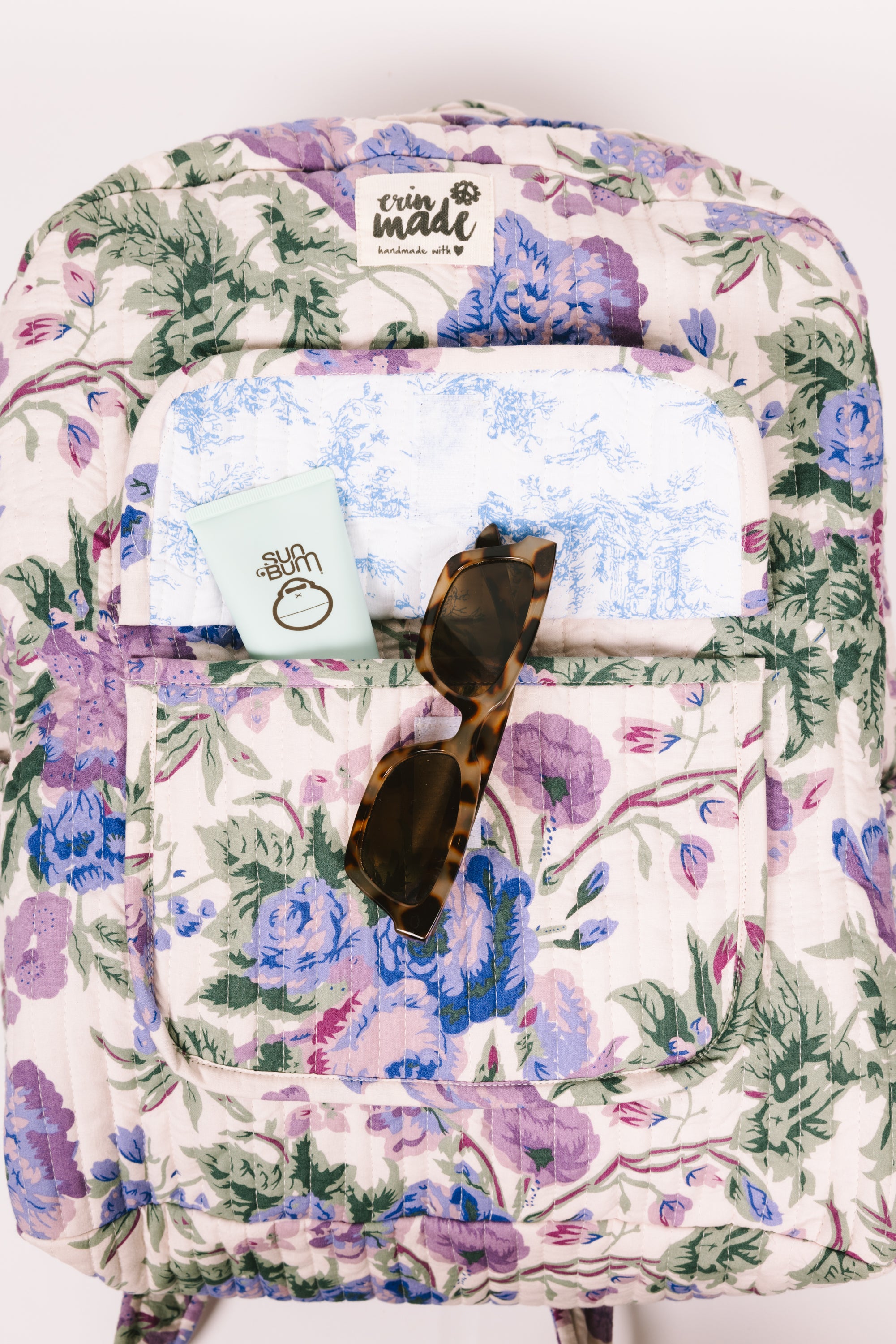 ayssan leather magnolia quilted backpack Marissa Quilted Backpack