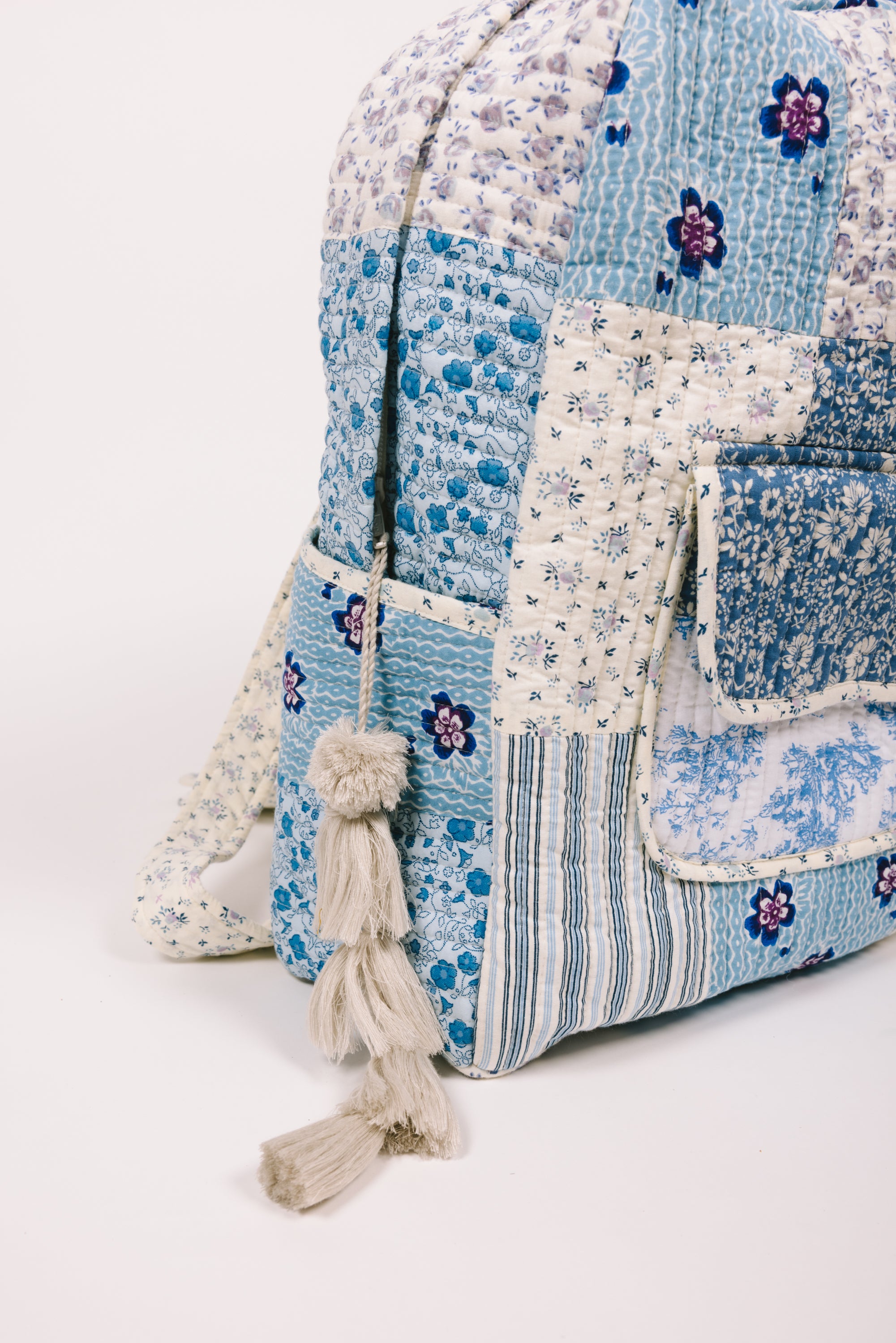 floral patchwork mini backpack Quinn Patchwork Quilted Backpack