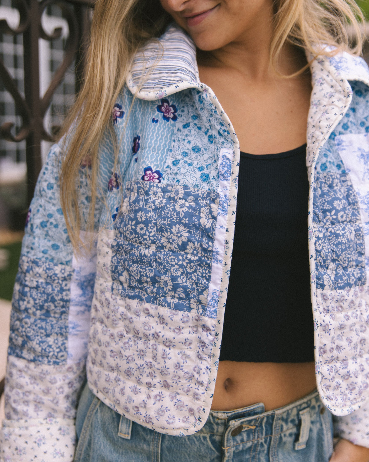 Quinn Patchwork Quilted Jacket - Erin Made
