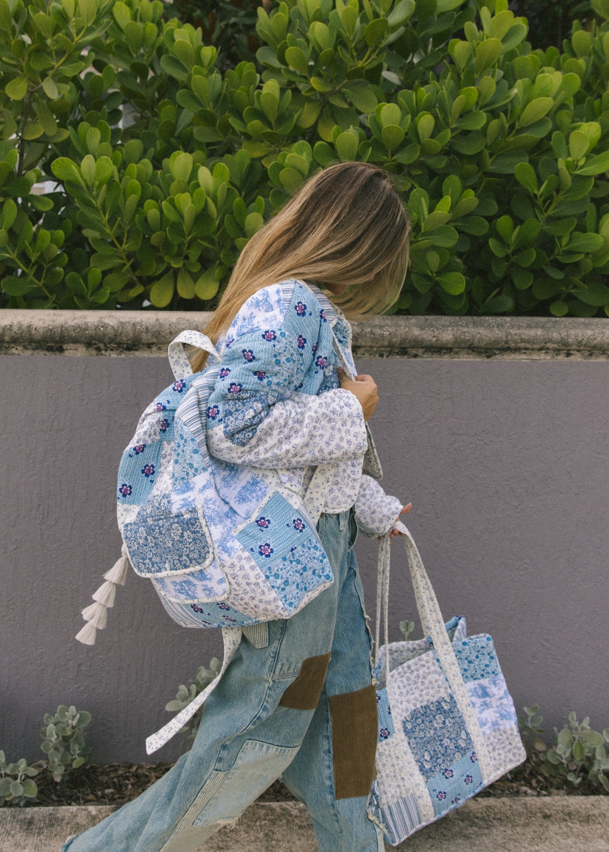 Quinn Patchwork Quilted Backpack - Erin Made