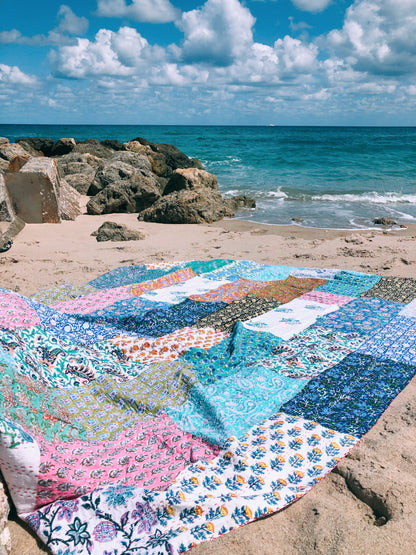 MultiColored Patchwork Quilt - ErinMade