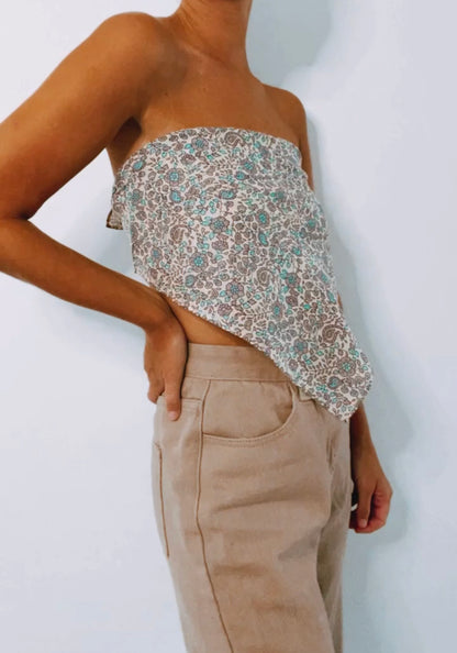 Oversized Block Print Bandana